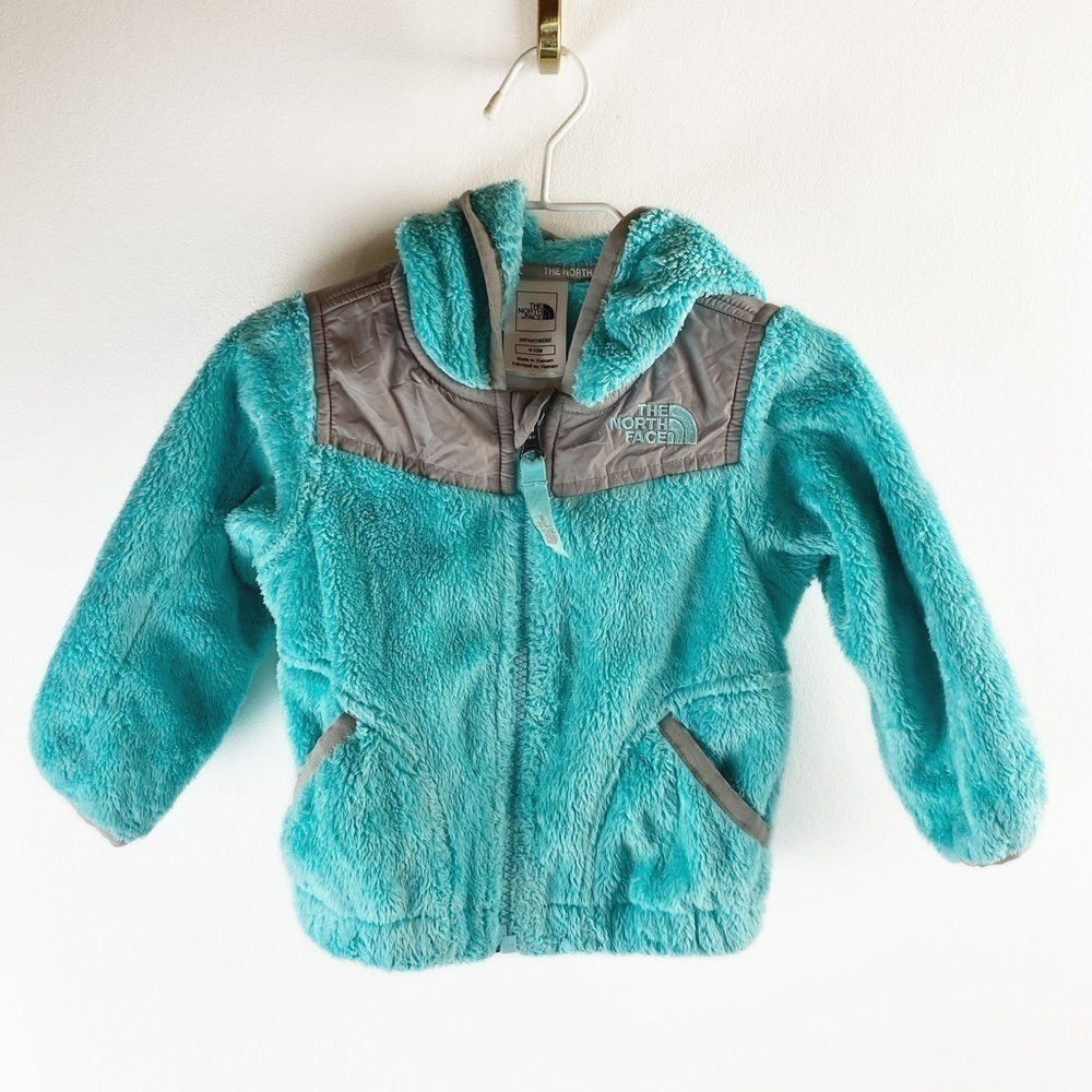 THE NORTH FACE fleece zip up hoodie Infant size 6M - 12M